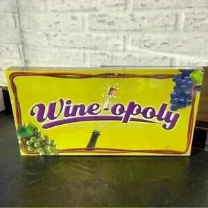 Wineopoly Wine-Opoly Monopoly Board Game NEW Factory Sealed USA Late for the Sky